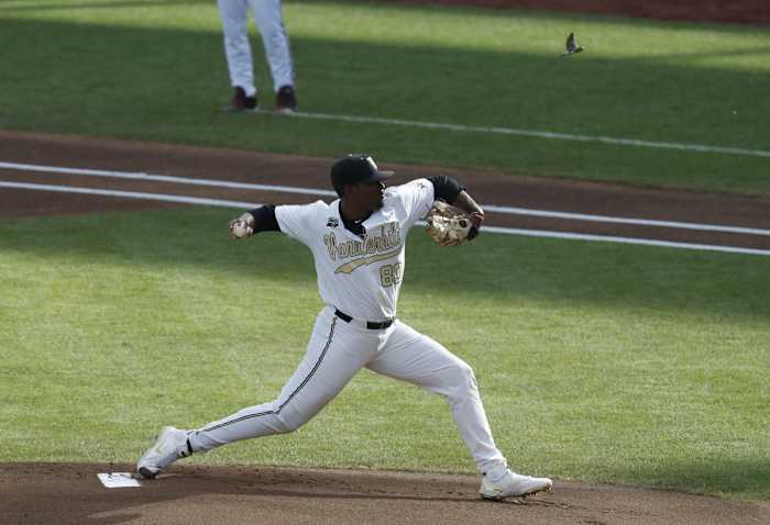 Kumar Rocker pitched alongside 2021 top draft choice Jack Leiter at Vanderbilt.